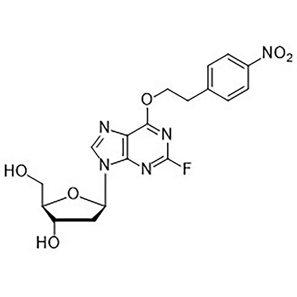 2-Fluoro-6-O-(2-(4-nitrophenyl)ethyl)-2'-deoxyinosine